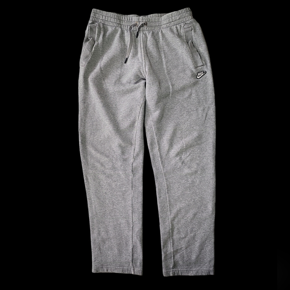 Nike Heather Gray Pocketed Unisex Sweatpants Size Medium